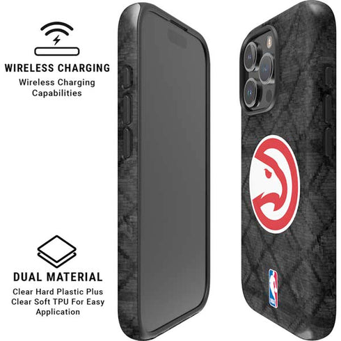 NBA Atlanta Hawks Dark Rust iPhone 16 Pro Magsafe Impact Case