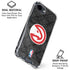 NBA Atlanta Hawks Dark Rust iPhone 16e Clear Case