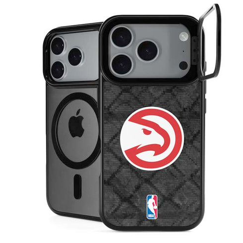 NBA Atlanta Hawks Dark Rust iPhone 18 Pro Kickstand Case