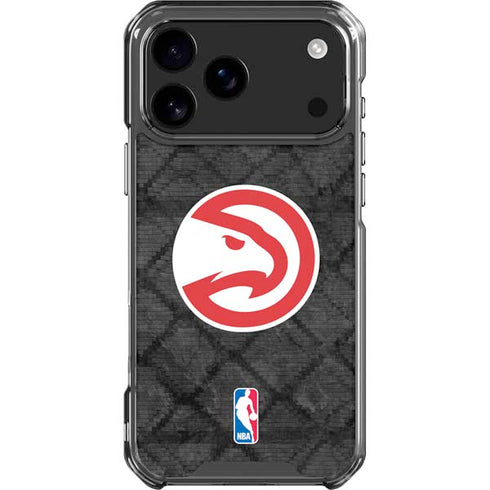 NBA Atlanta Hawks Dark Rust iPhone 18 Pro Max Clear Case