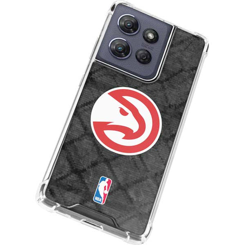 NBA Atlanta Hawks Dark Rust Moto G Play 5G (2025) Clear Case