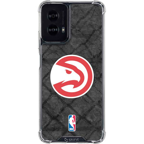 NBA Atlanta Hawks Dark Rust Moto G Power 5G (2024) Clear Case