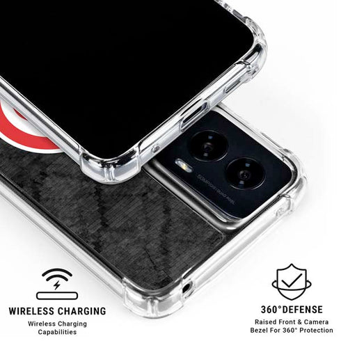 NBA Atlanta Hawks Dark Rust Moto G Power 5G (2024) Clear Case