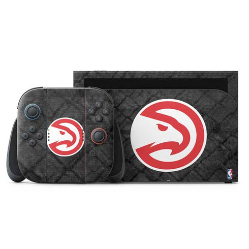 NBA Atlanta Hawks Dark Rust Nintendo Skins