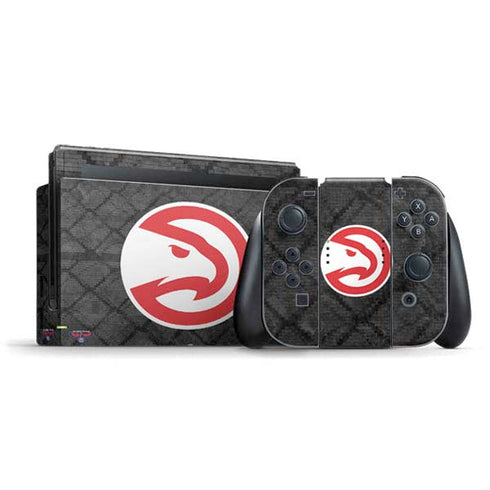 NBA Atlanta Hawks Dark Rust Nintendo Skins