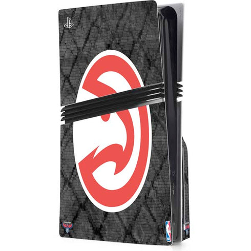NBA Atlanta Hawks Dark Rust PS5 Pro Disk Console Skin