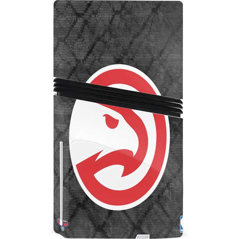 NBA Atlanta Hawks Dark Rust PS5 Pro Disk Console Skin