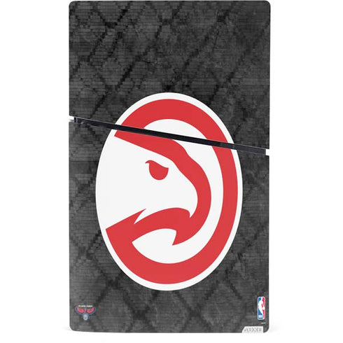 NBA Atlanta Hawks Dark Rust PS5 Slim Digital Edition Console Skin