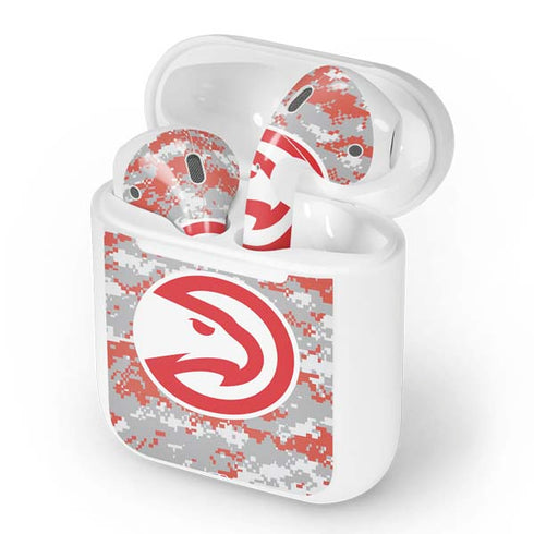 NBA Atlanta Hawks Digi Camo Apple AirPods Skin