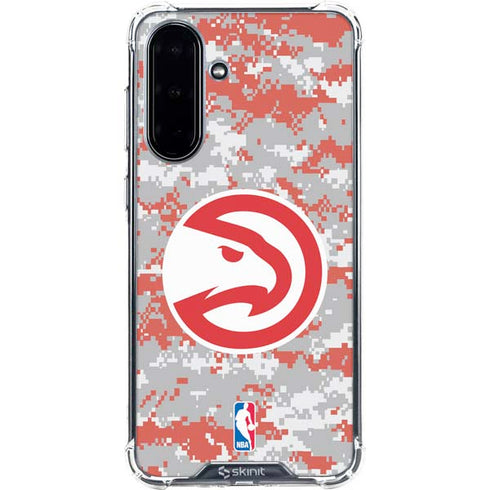 NBA Atlanta Hawks Digi Camo Galaxy A36 5G Clear Case