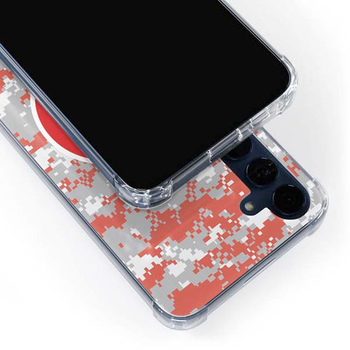 NBA Atlanta Hawks Digi Camo Galaxy A55 5G Clear Case