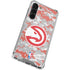 NBA Atlanta Hawks Digi Camo Galaxy S24 FE Clear Case