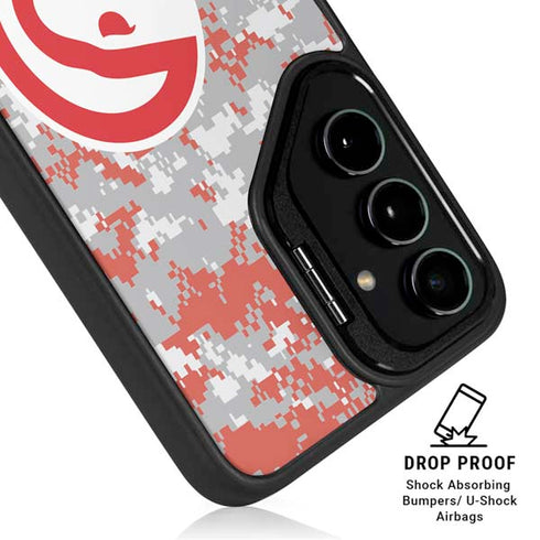 NBA Atlanta Hawks Digi Camo Galaxy S24 FE Kickstand Case