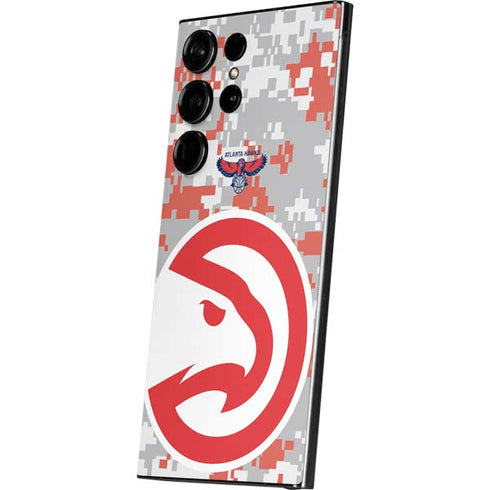 NBA Atlanta Hawks Digi Camo Galaxy S25 Ultra Skin