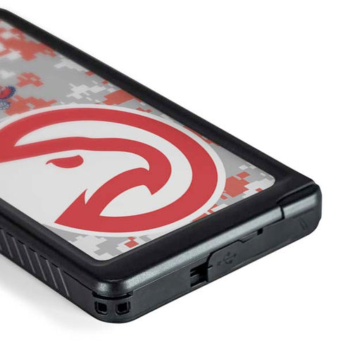 NBA Atlanta Hawks Digi Camo Galaxy S24 Ultra Waterproof Case