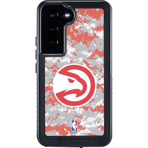 NBA Atlanta Hawks Digi Camo Galaxy S24 Waterproof Case