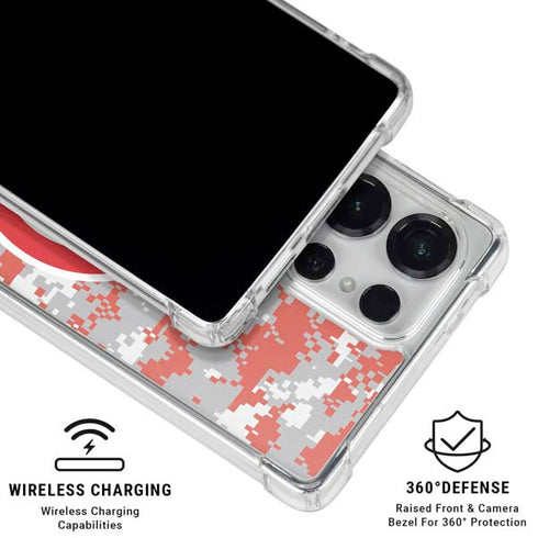 NBA Atlanta Hawks Digi Camo Galaxy S26 Ultra Clear Case