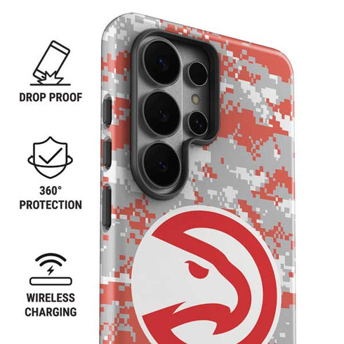 NBA Atlanta Hawks Digi Camo Galaxy S26 Ultra Impact Case