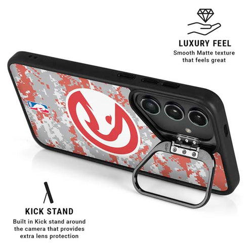 NBA Atlanta Hawks Digi Camo Galaxy S26 Ultra Kickstand Case