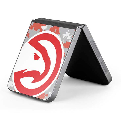 NBA Atlanta Hawks Digi Camo Galaxy Z Flip6 Skin
