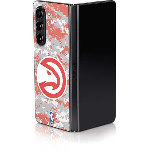 NBA Atlanta Hawks Digi Camo Galaxy Z Fold5 5G Skin