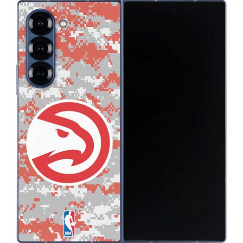 NBA Atlanta Hawks Digi Camo Galaxy Z Fold6 Skin