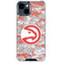 NBA Atlanta Hawks Digi Camo iPhone 15 Clear Case