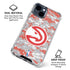 NBA Atlanta Hawks Digi Camo iPhone 15 Clear Case