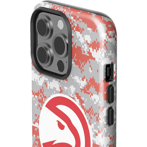 NBA Atlanta Hawks Digi Camo iPhone 15 Pro Impact Case