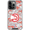 NBA Atlanta Hawks Digi Camo iPhone 16 Pro Clear Case