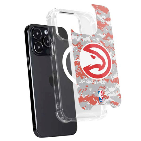 NBA Atlanta Hawks Digi Camo iPhone 16 Pro Max MagSafe Case