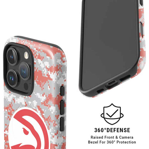 NBA Atlanta Hawks Digi Camo iPhone 16 Pro Max Magsafe Impact Case