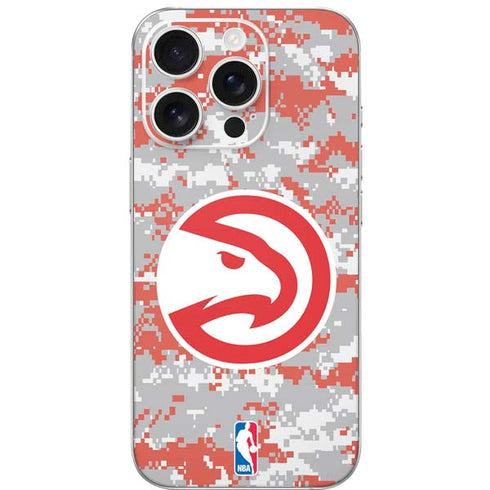 NBA Atlanta Hawks Digi Camo iPhone 16 Pro Skin