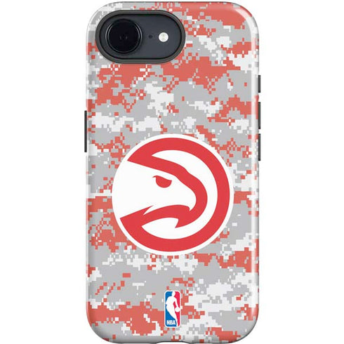 NBA Atlanta Hawks Digi Camo iPhone 16e Impact Case