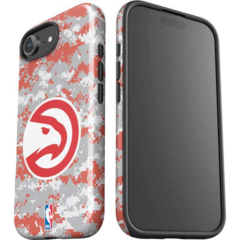 NBA Atlanta Hawks Digi Camo iPhone 16e Impact Case