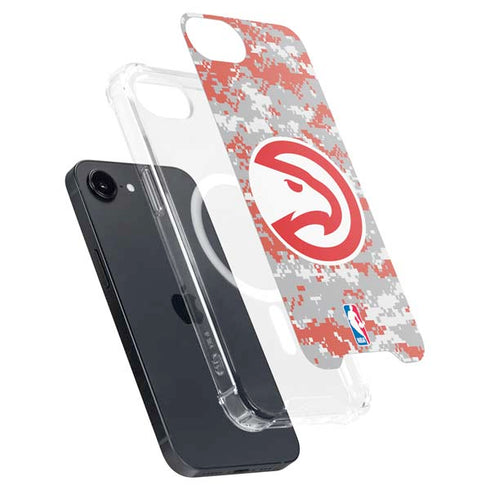 NBA Atlanta Hawks Digi Camo iPhone 16e MagSafe Case