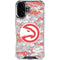 NBA Atlanta Hawks Digi Camo iPhone 17 Clear Case