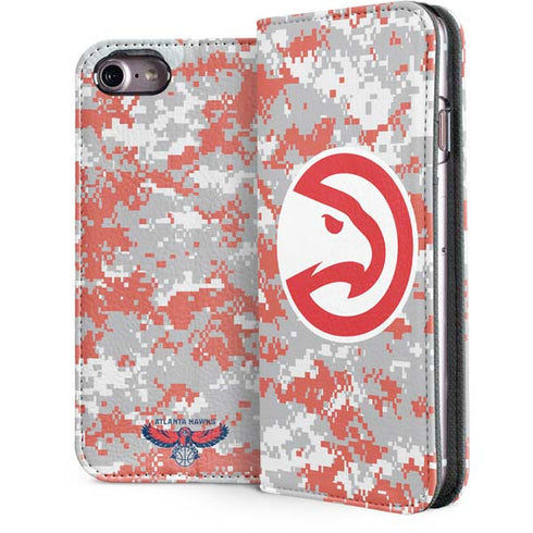 NBA Atlanta Hawks Digi Camo iPhone 7 Folio Case