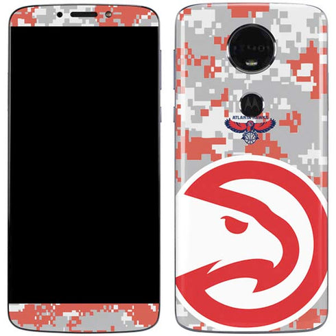 NBA Atlanta Hawks Digi Camo Moto E5 Plus Skin