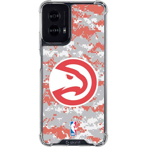 NBA Atlanta Hawks Digi Camo Moto G Power 5G (2024) Clear Case