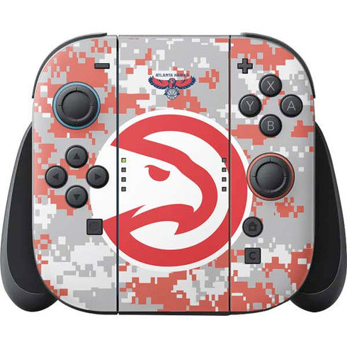NBA Atlanta Hawks Digi Camo Nintendo Skins