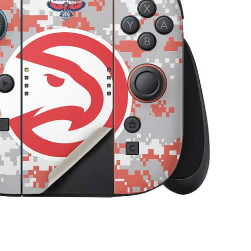 NBA Atlanta Hawks Digi Camo Nintendo Switch 2 (2025) Joy-Con Controller Skin
