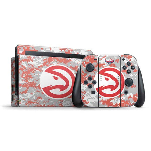 NBA Atlanta Hawks Digi Camo Nintendo Skins