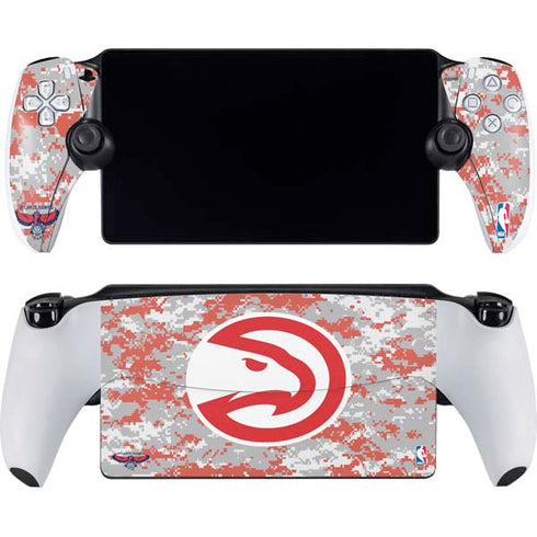 NBA Atlanta Hawks Digi Camo PlayStation Portal Remote Player Skin