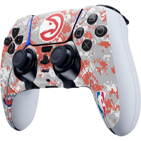 NBA Atlanta Hawks Digi Camo PS5 DualSense Edge Pro Controller Skin