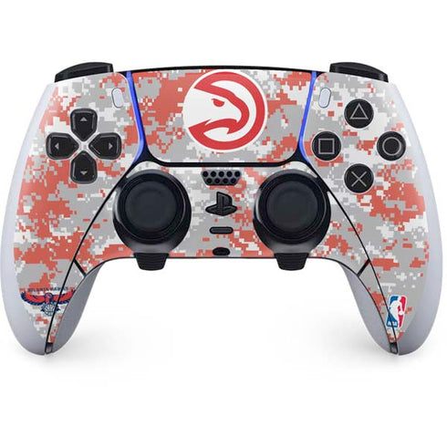 NBA Atlanta Hawks Digi Camo PS5 DualSense Edge Pro Controller Skin