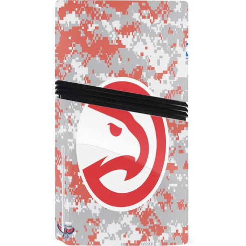 NBA Atlanta Hawks Digi Camo PS5 Pro Disk Console Skin