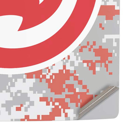 NBA Atlanta Hawks Digi Camo PS5 Pro Disk Console Skin