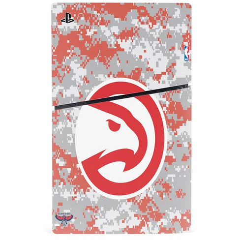 NBA Atlanta Hawks Digi Camo PS5 Slim Digital Edition Console Skin
