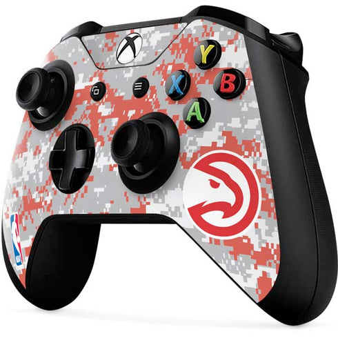 NBA Atlanta Hawks Digi Camo Xbox One X Controller Skin
